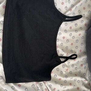 SHEIN Black Cropped Tank Top